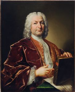 Pierre Ernou  chiamato il cav. Ernou  Angers 1665 - 1739 ritratto